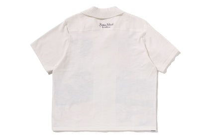 BAPE BLACK LANDSCAPE EMB SHIRT