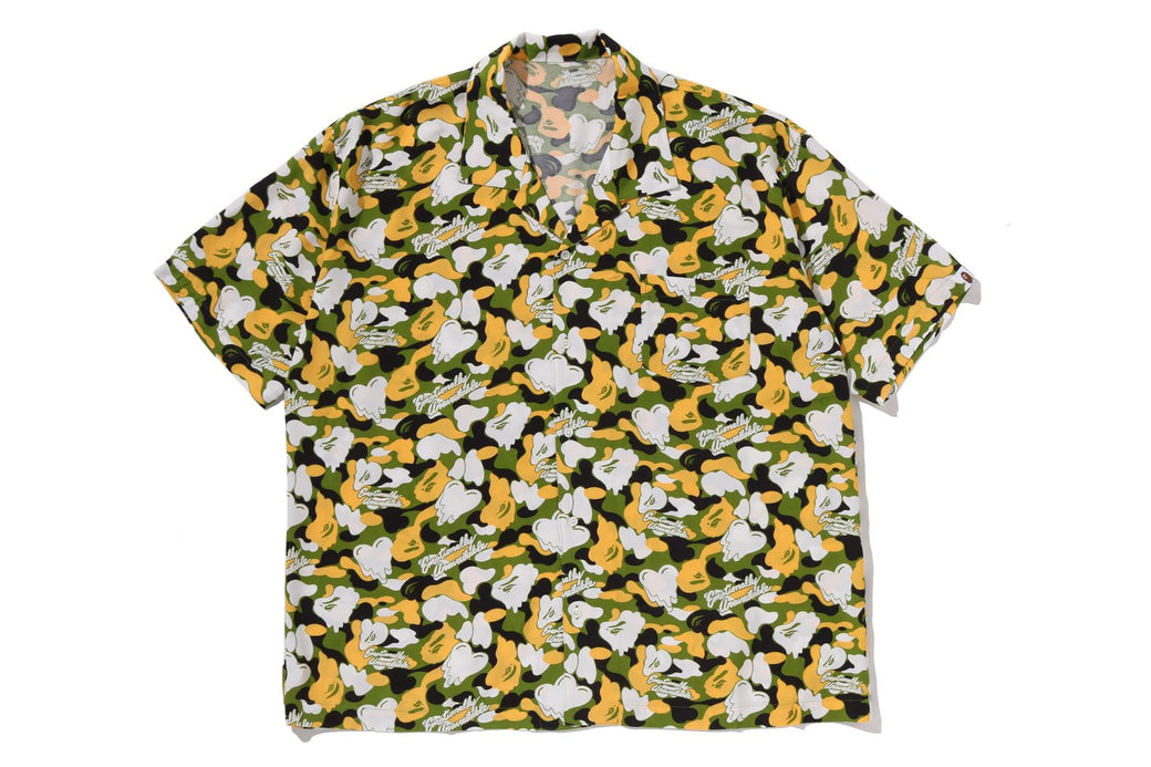 BAPE X EU 】OPEN COLLAR SS SHIRT | bape.com