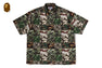 APE HEAD ONE POINT CAMO PATCHWORK SS SHIRT