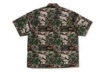 APE HEAD ONE POINT CAMO PATCHWORK SS SHIRT