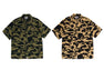 1ST CAMO OPEN COLLAR SS SHIRTS