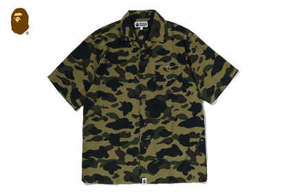 1ST CAMO OPEN COLLAR SS SHIRTS