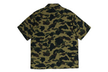1ST CAMO OPEN COLLAR SS SHIRTS