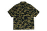 1ST CAMO OPEN COLLAR SS SHIRTS