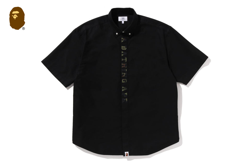 1ST CAMO APPLIQUE OXFORD SS SHIRT | bape.com