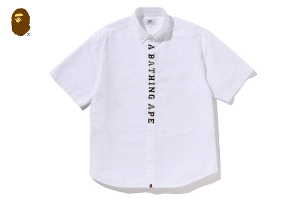 1ST CAMO APPLIQUE OXFORD SS SHIRT | bape.com