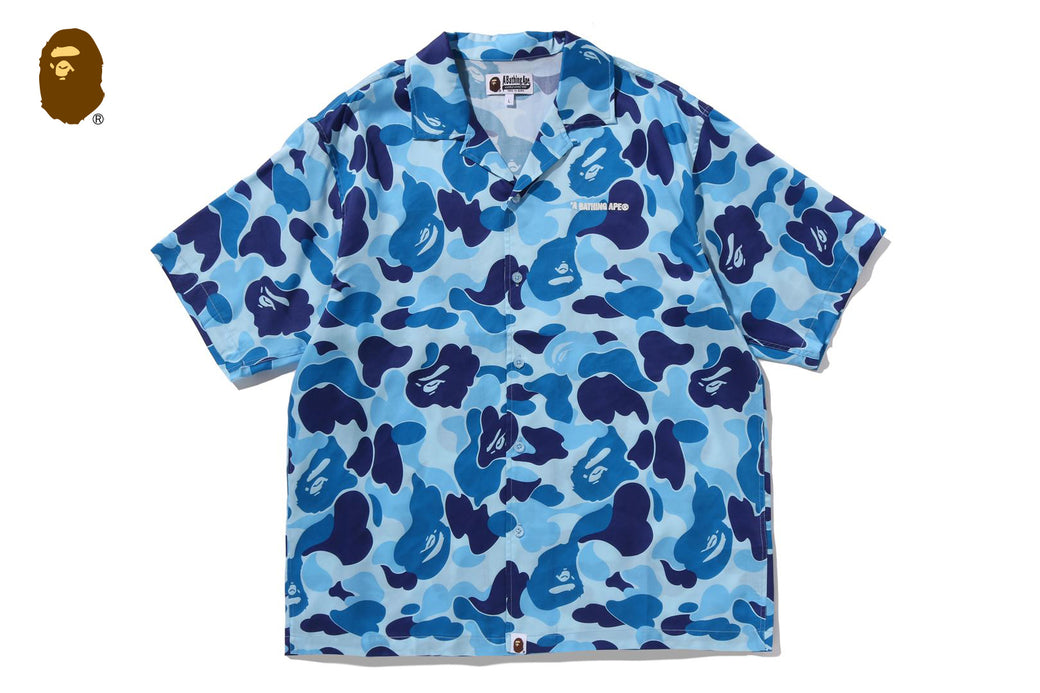 ABC CAMO OPEN COLLAR SS SHIRT | bape.com