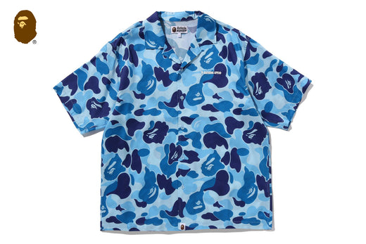 ABC CAMO OPEN COLLAR SS SHIRT | bape.com