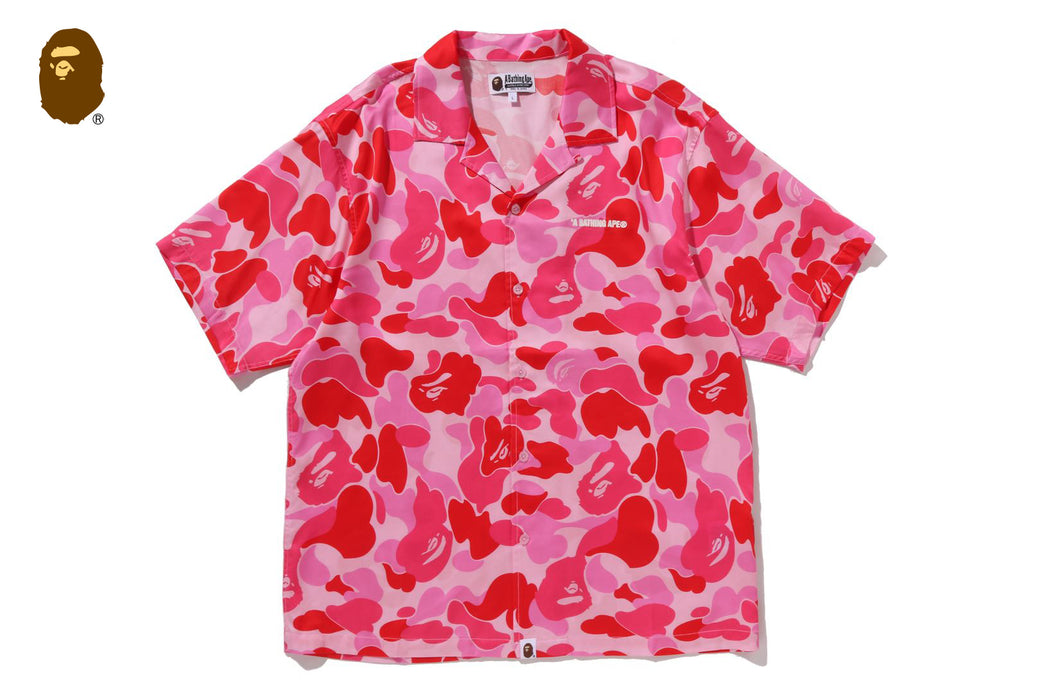 ABC CAMO OPEN COLLAR SS SHIRT | bape.com