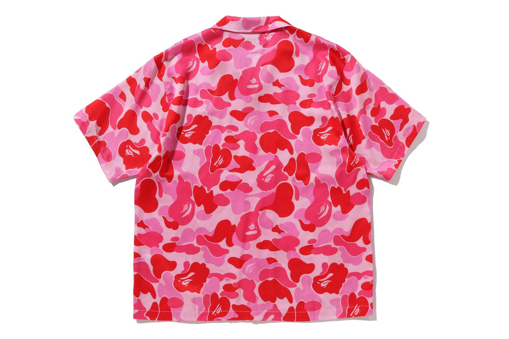 ABC CAMO OPEN COLLAR SS SHIRT | bape.com
