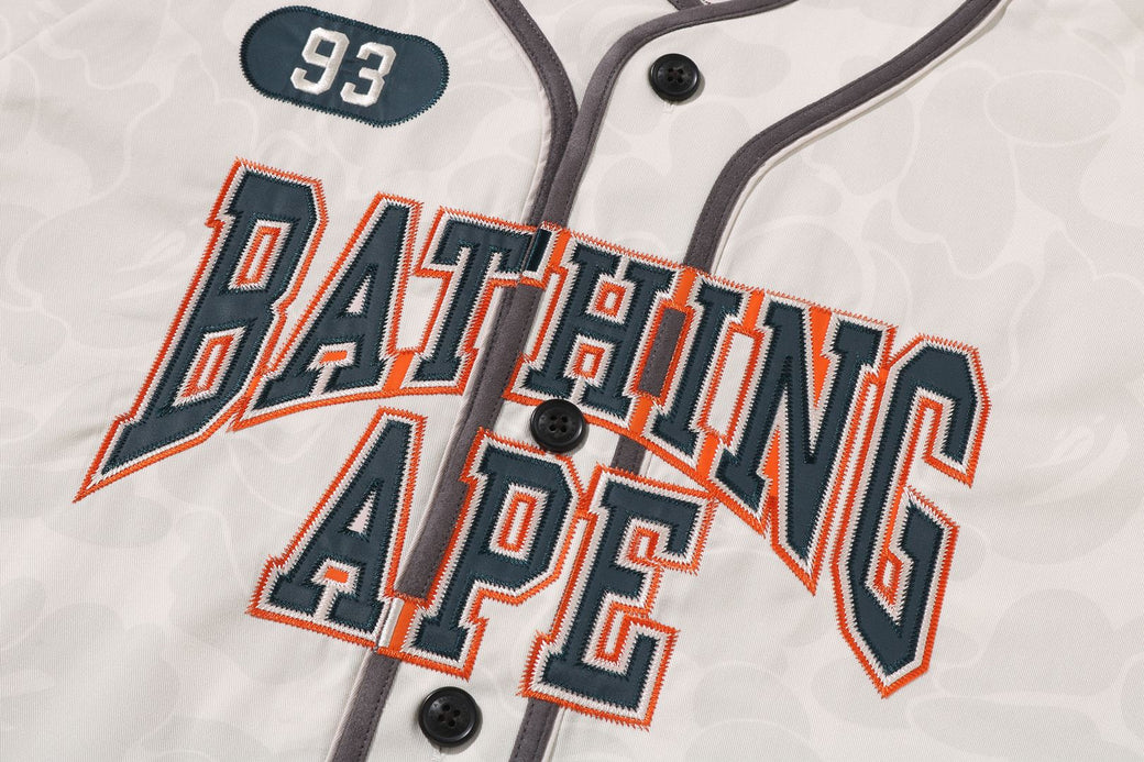 SOLID CAMO MULTI LOGO BASEBALL SS SHIRT | bape.com