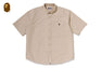 ONE POINT LINE CAMO JACQUARD OXFORD SS SHIRT