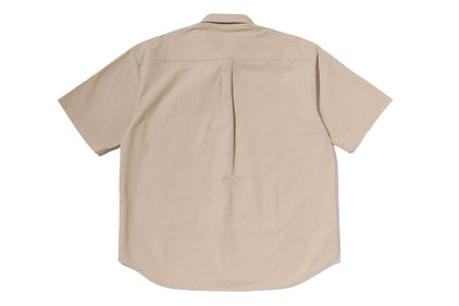 ONE POINT LINE CAMO JACQUARD OXFORD SS SHIRT
