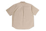 ONE POINT LINE CAMO JACQUARD OXFORD SS SHIRT