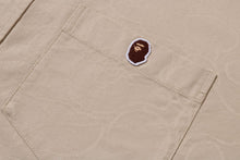 ONE POINT LINE CAMO JACQUARD OXFORD SS SHIRT