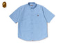 ONE POINT LINE CAMO JACQUARD OXFORD SS SHIRT
