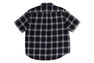 ONE POINT OMBRE CHECK LIGHT FLANNEL SS SHIRT