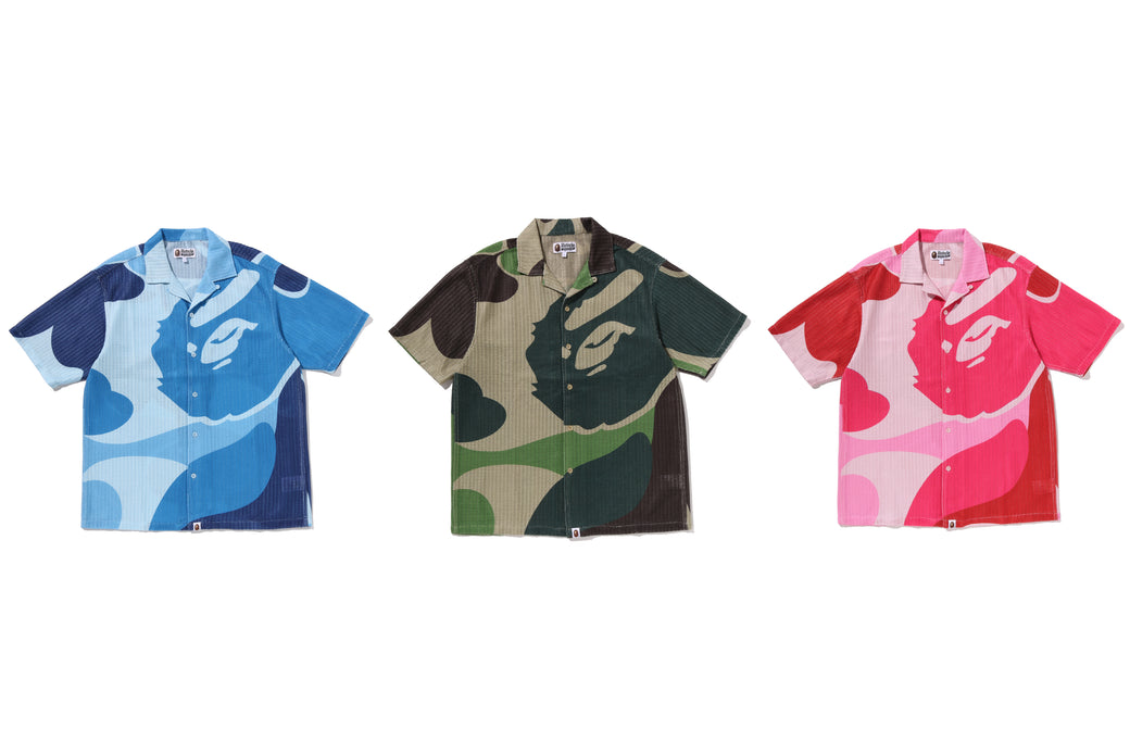 MEGA ABC CAMO MESH SHIRT | bape.com