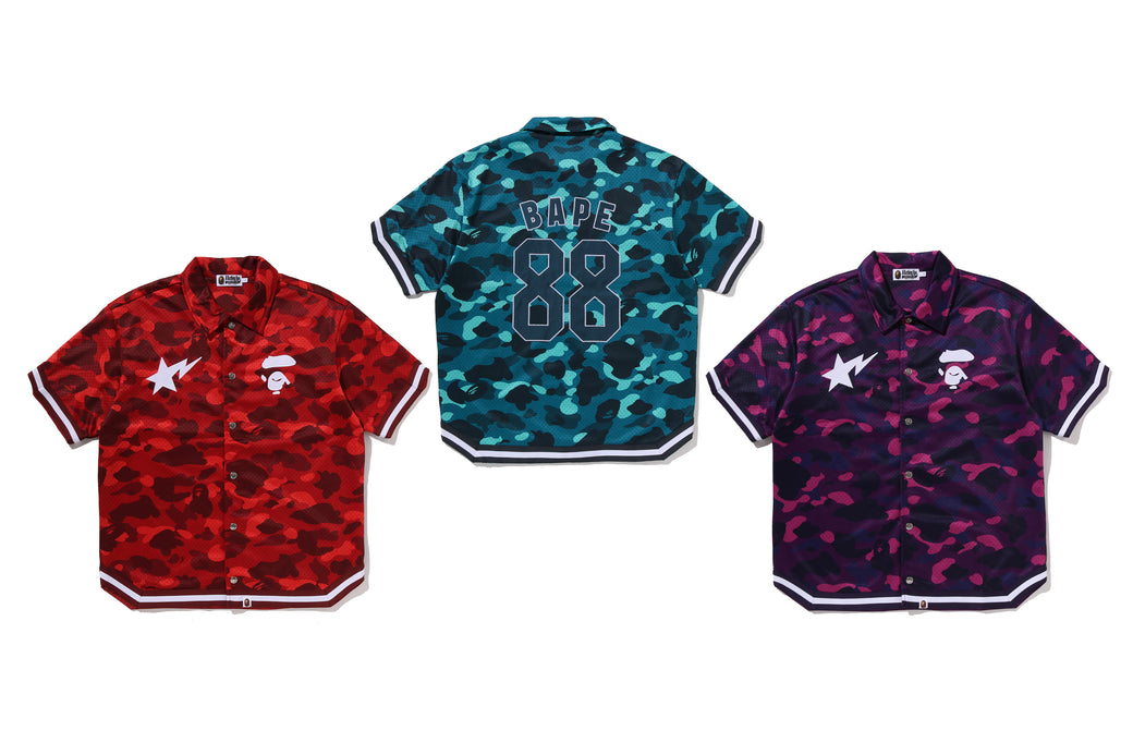 COLOR CAMO WARM UP SS SHIRT | bape.com