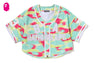 SCREEN CAMO MULTI LOGO BASEBALL SHIRT