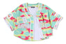 SCREEN CAMO MULTI LOGO BASEBALL SHIRT