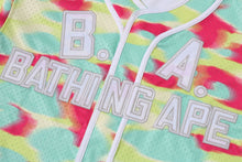 SCREEN CAMO MULTI LOGO BASEBALL SHIRT