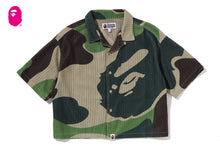 MEGA ABC CAMO OPEN COLLAR SHIRT
