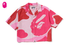 MEGA ABC CAMO OPEN COLLAR SHIRT