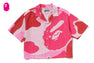 MEGA ABC CAMO OPEN COLLAR SHIRT