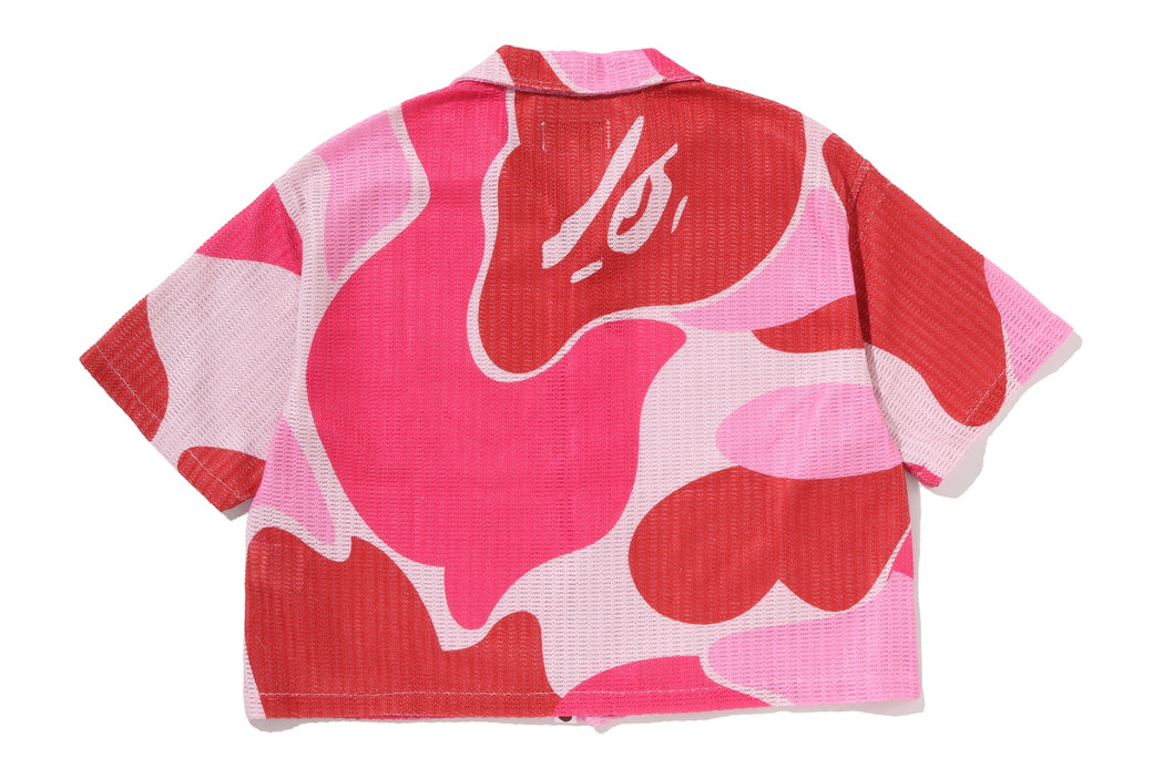MEGA ABC CAMO OPEN COLLAR SHIRT | bape.com