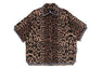 【 BAPE BY KAZUKI KURAISHI 】LEOPARD JACQUARD SHORT SLEEVES SHIRT