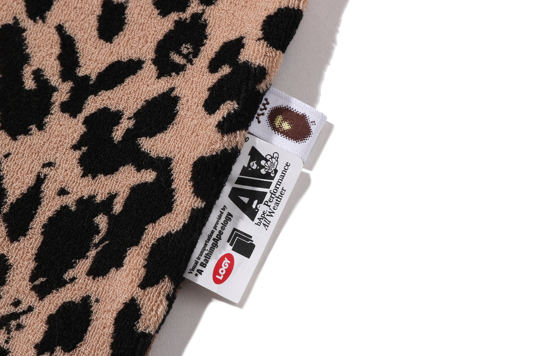 BAPE BY KAZUKI KURAISHI 】LEOPARD JACQUARD SHORT SLEEVES SHIRT