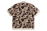 COLOR CAMO MESH WARM UP RELAXED FIT SHIRT