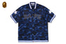 COLOR CAMO MESH WARM UP RELAXED FIT SHIRT