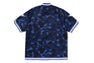 COLOR CAMO MESH WARM UP RELAXED FIT SHIRT