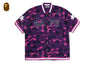COLOR CAMO MESH WARM UP RELAXED FIT SHIRT