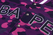 COLOR CAMO MESH WARM UP RELAXED FIT SHIRT