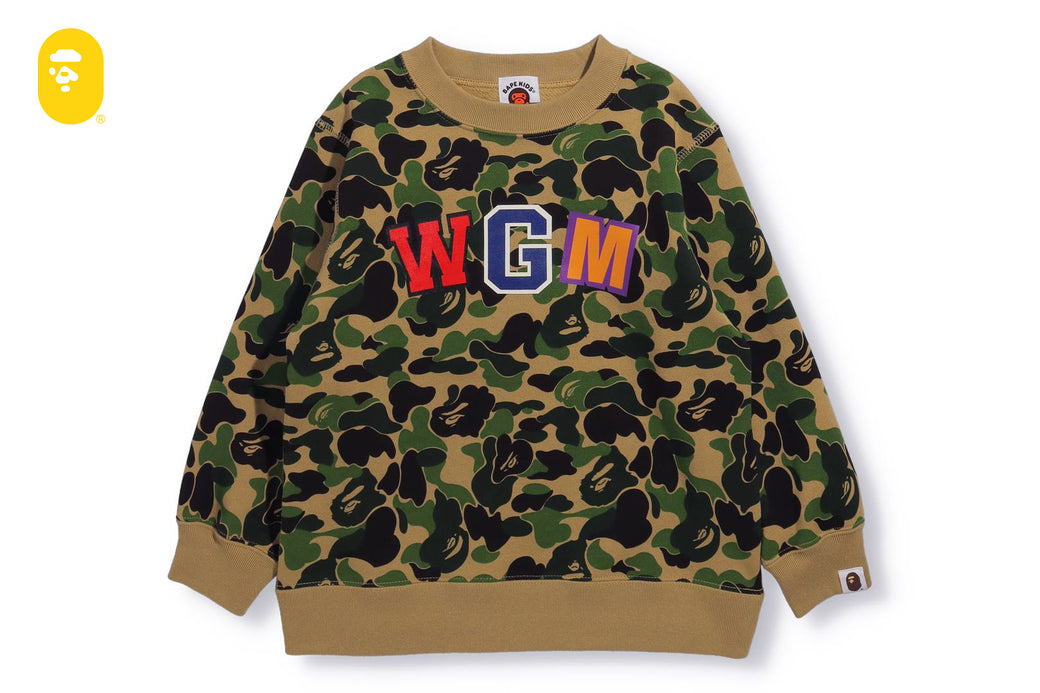 ABC CAMO SHARK CREWNECK | bape.com