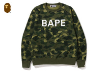 COLOR CAMO CRYSTAL STONE RELAXED FIT CREWNECK