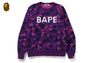 COLOR CAMO CRYSTAL STONE RELAXED FIT CREWNECK