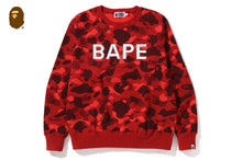 COLOR CAMO CRYSTAL STONE RELAXED FIT CREWNECK
