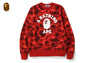 COLOR CAMO COLLEGE CREWNECK