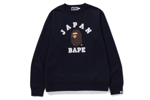 最高級 COLLEGE JAPAN CREWNECK bape.com | トップス