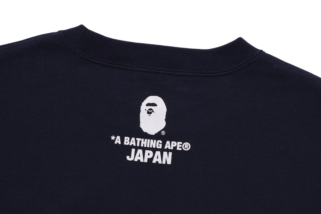 BAPE Japan College Crewneck (FW23) Gray Men's - FW23 - US