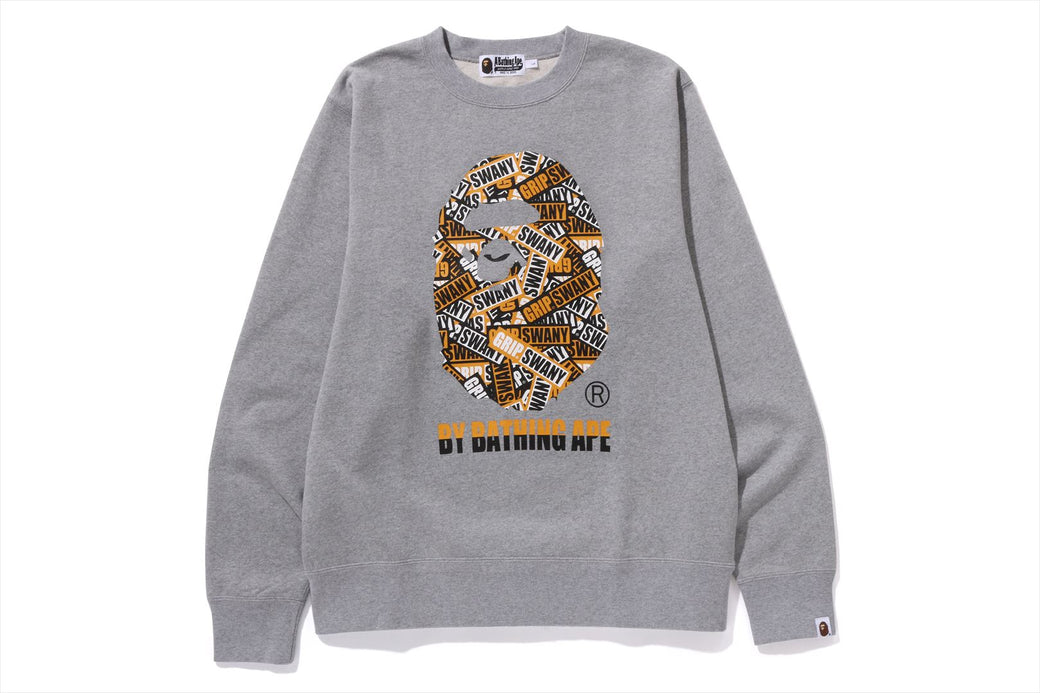 【 BAPE X GRIP SWANY 】BY BATHING APE CREWNECK