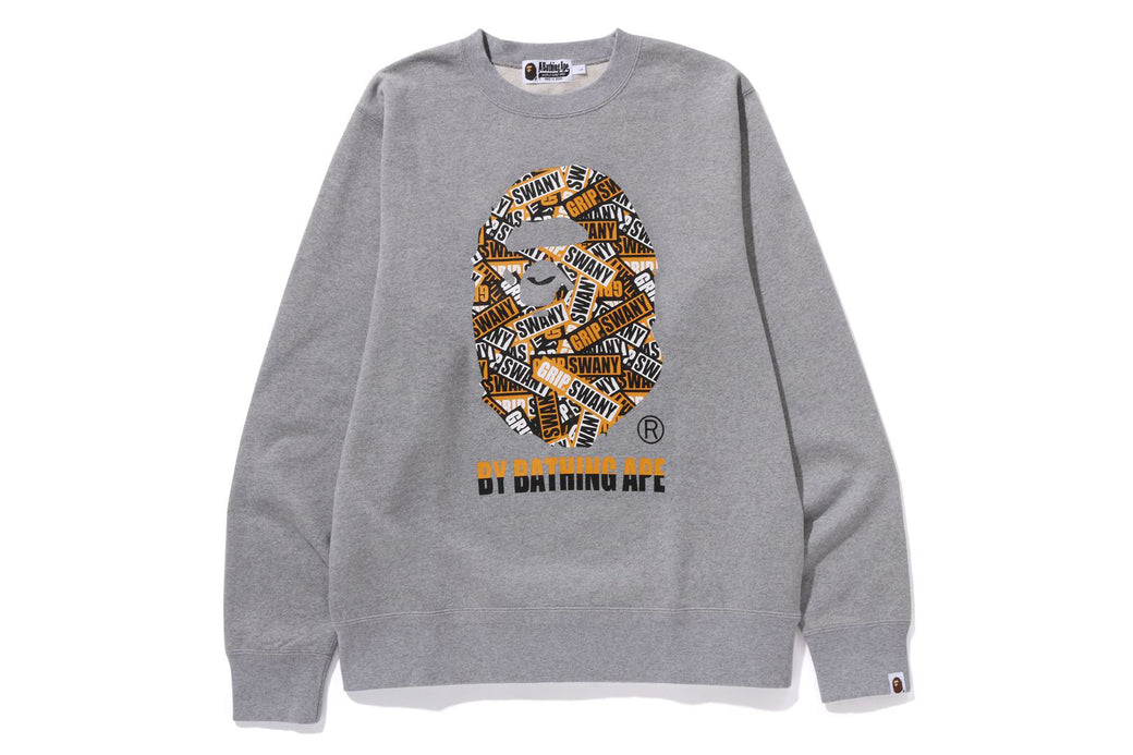 BAPE X GRIP SWANY BY BATHING APE CREWNECK bape