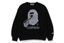 【 BAPE X Coca-Cola 】APE HEAD CREWNECK