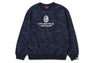 【 BAPE X ALPHA INDUSTRIES 】CREWNECK SWEATER