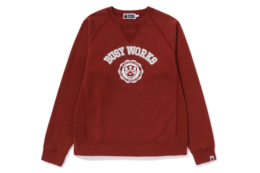 BAPE BUSY WORKS CREWNECK | bape.com