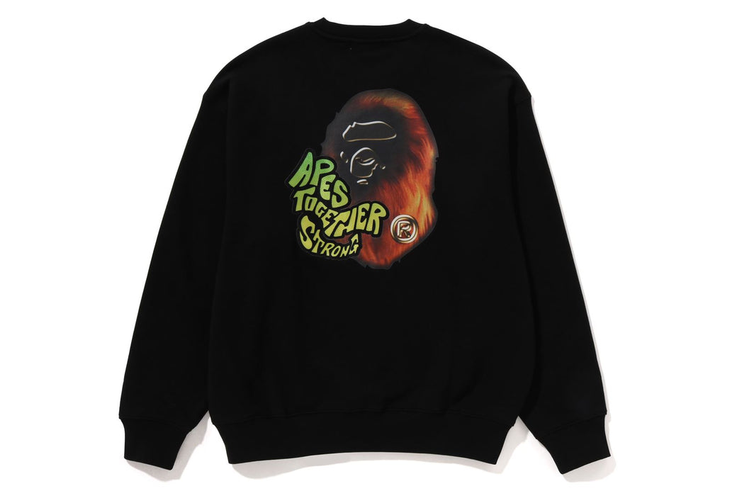 BAPE SPORT GRAPHIC CREWNECK | bape.com